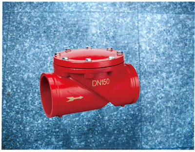 沟槽橡胶瓣止回阀